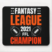 Fantasy League Champion Football 2021 Winner vinta Muismat (Voorkant)