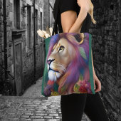 Fantasy Leeuw Leo Spirituele Gids Mystiek Whimsica Tote Bag
