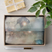 Fantasy Leeuw Vriend en Little Girl Decoupage Tissuepapier (Geschenk)