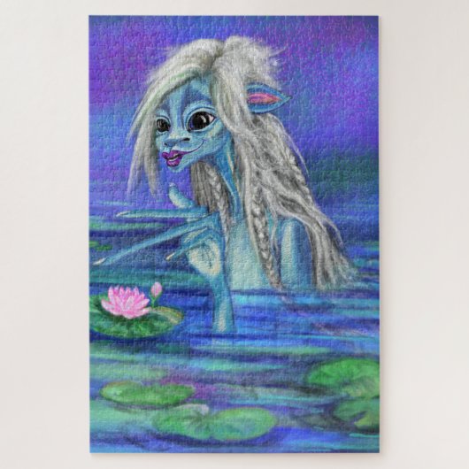 Fantasy legpuzzel met meerfee (Verticaal)
