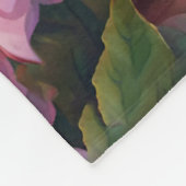 Fantasy Leuke Baby Dragon Flowers Fleece Deken (Hoek)