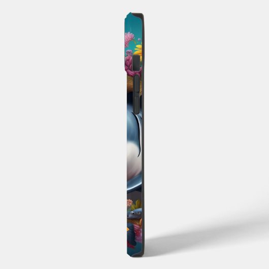 Fantasy Leuke haai Pet bloemen Case-Mate iPhone Case (Achterkant / Links)