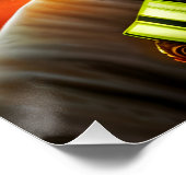 Fantasy Leuke Kat Brandweerpak. Perfect Poster (Hoek)