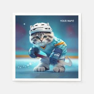 Fantasy Leuke Kat Hockey Uniform Servet