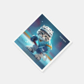 Fantasy Leuke Kat Hockey Uniform Servet (Hoek)