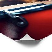 Fantasy Leuke Kat Spelen Drums Perfect Poster (Hoek)