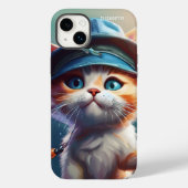 Fantasy Leuke Kat Vist Rod Case-Mate iPhone Case (Achterkant)