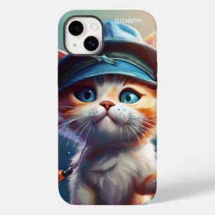 Fantasy Leuke Kat Vist Rod Case-Mate iPhone 14 Plus Hoesje