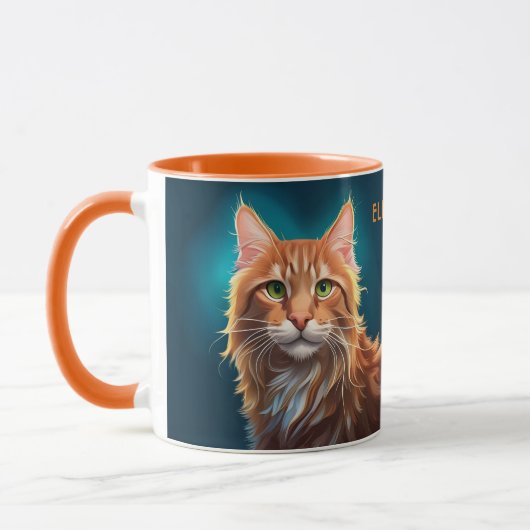 Fantasy Leuke Maine Coon Cat, Fantasy  Mok (Links)