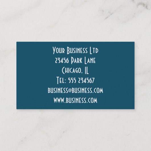 Fantasy Leuke Maine Coon Cat, Fantasy  Visitekaartje (Achterkant)