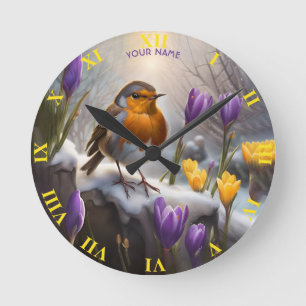 Fantasy Leuke Robin Sneeuwbloemen Ronde Klok