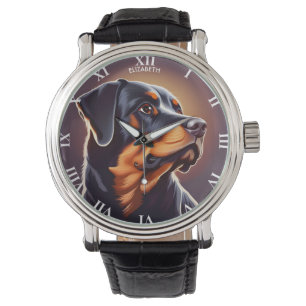 Fantasy Leuke Rottweiler, Fantasy  Fantasy Horloge