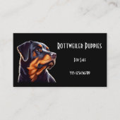 Fantasy Leuke Rottweiler, Fantasy Fantasy Visitekaartje (Voorkant)