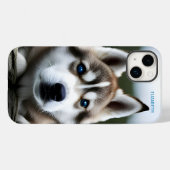 Fantasy Leuke Siberische Husky, Fantasy Case-Mate iPhone Case (Achterkant (horizontaal))