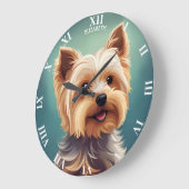 Fantasy Leuke Yorkshire Terrier,  Fantasy Grote Klok (Hoek)