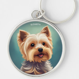 Fantasy Leuke Yorkshire Terrier,  Fantasy Sleutelhanger