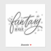Fantasy lezer sticker (Vel)