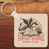 Fantasy lezers boekclub sleutelhanger (Voorkant)