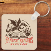 Fantasy lezers boekclub sleutelhanger (Achterkant)