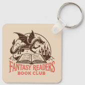 Fantasy lezers boekclub sleutelhanger (Achterkant)