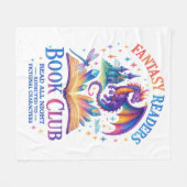 Fantasy Lezers Boekenclub.... Fleece Deken (Voorkant (Horizontaal))