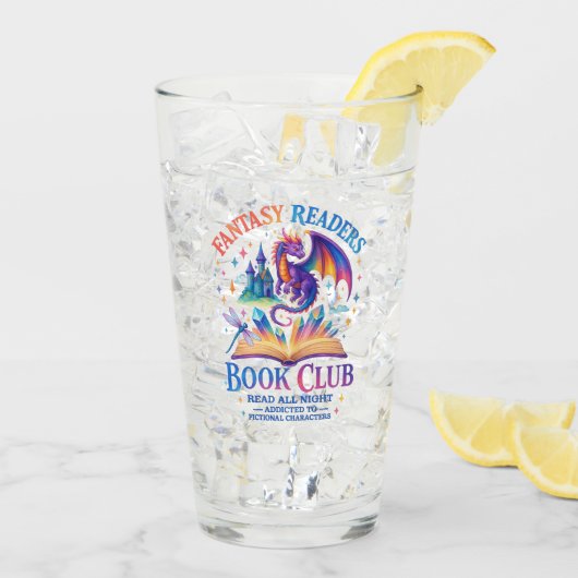 Fantasy Lezers Boekenclub.... Glas (Achterkant ijs)