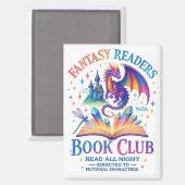 Fantasy Lezers Boekenclub.... Magneet (Voorkant / Achterkant)