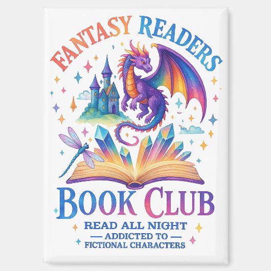 Fantasy Lezers Boekenclub.... Magneet (Voorkant)