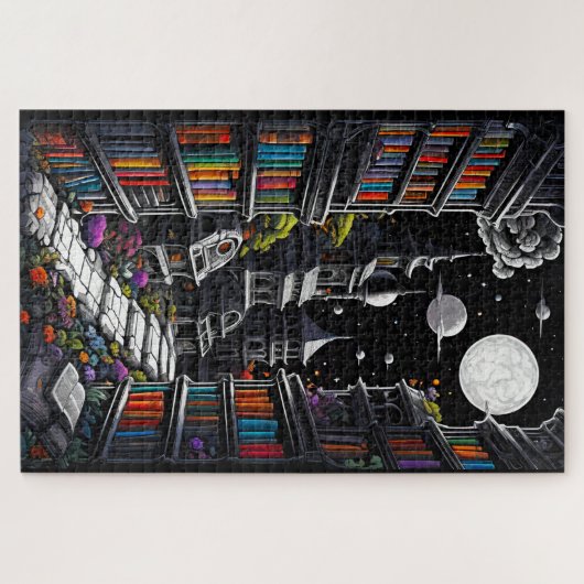 Fantasy Library Legpuzzel (Horizontaal)