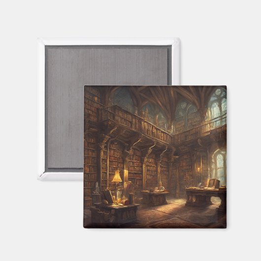 Fantasy Library Magneet (Voorkant / Achterkant)