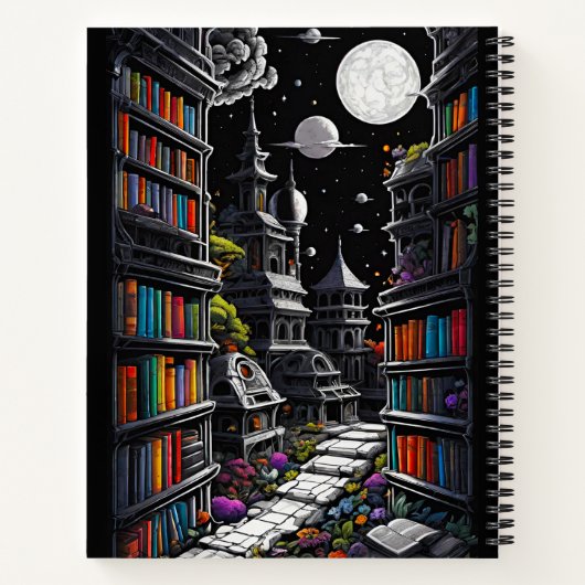 Fantasy Library Notitieboek (Achterkant)