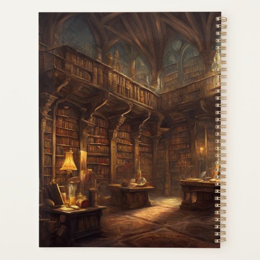 Fantasy Library Planner (Achterkant)