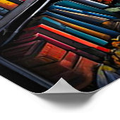 Fantasy Library Poster (Hoek)