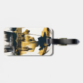 Fantasy Lieve Dame Oud Londen Bagagelabel (Achterkant horizontaal)