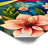 Fantasy Lieve Sakura Moderne Meisje Perfect Poster (Hoek)