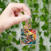 Fantasy Lieve Sakura Moderne Meisje Sleutelhanger (Hand)