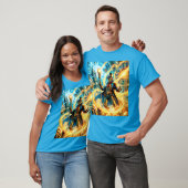 Fantasy Lieve Steampunk Tijd Wizard T-shirt (Unisex)