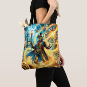 Fantasy Lieve Stoomtech Tijd Wizard Tote Bag (Dichtbij)