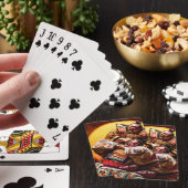 Fantasy Lieve Twee Sumoworstelaars Pokerkaarten (Insitu)