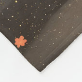 Fantasy Lieve Twee Zwarte Kraanvogels Fleece Deken (Hoek)