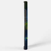 Fantasy Lights Abstract Blauw Groen Geel Fractal Samsung Galaxy Hoesje (Rechterkant)