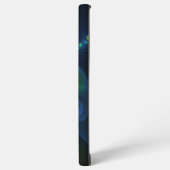 Fantasy Lights Abstract Blauw Groen Geel Fractal Samsung Galaxy Hoesje (Linkerkant)