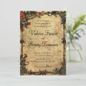 Fantasy Lijst Flowers Kaart (Staand voorkant)