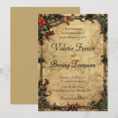 Fantasy Lijst Flowers Kaart (Voorkant / Achterkant)