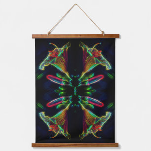 Fantasy Lily Abstract Flower Art Hangend Wandkleed