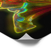 Fantasy Lily Abstract Flower Art Poster (Hoek)