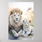 Fantasy Lion Poster (Voorkant)