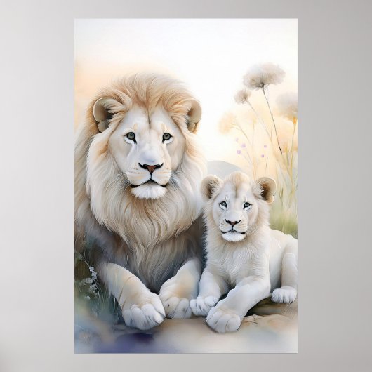 Fantasy Lion Poster (Voorkant)