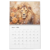 Fantasy Lions in Abstract Style Kalender (Mar 2026)