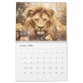 Fantasy Lions in Abstract Style Kalender (Jan 2026)
